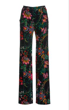 Printed Velvet, Velvet Trousers, Print Pants, Paco Rabanne, Foil Print, Looks Style, Dream Clothes, Global Fashion