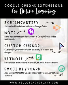 the google chrome extensions for online learning are here to help you learn how to use them