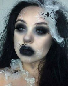 Spider Queen Makeup Halloween, Spider Sfx Makeup, Spider Web Photoshoot, Spider Costume Halloween, Spider Queen Makeup