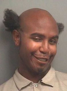 Funny Mugshots, Lila Party, Ugly Hair, Bald Man, Crazy People, Crazy Hair