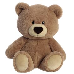 Hugga-Wug Bear Taupe 18.5 inch Baby Friends, Bear Face, Bear Hug, Taupe Color, Bear Plush, Brown Bear, Kids Safe, Doll Accessories