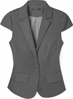 Sleeveless Tailored Blazer For Semi-formal Occasions, Sleeveless Single-button Blazer For Office, Fitted Sleeveless Blazer With Hidden Button Closure, Sleeveless Tailored Blazer With Button Closure, Semi-formal Sleeveless Blazer With Hidden Button Closure, Women Waistcoat, Code Clothing, Blouse Casual Fashion, Casual Tops For Women