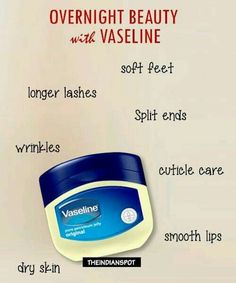 Ways To Use Vaseline, Internet Hacks, Overnight Beauty Tips, Concealer Tricks, Vaseline Beauty Tips, Vaseline Petroleum Jelly, Eyeliner Tips, Overnight Beauty, Petroleum Jelly