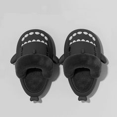 SHARKY'Z™️ SCUFFETTE - Winter Furry Shark Slippers - Plushyz Fluffy Sliders, Shark Slippers, Shark Plush, Couple Style, Cute Flats, Winter Slippers, Fuzzy Slippers, Walking On Clouds, Warm Slippers