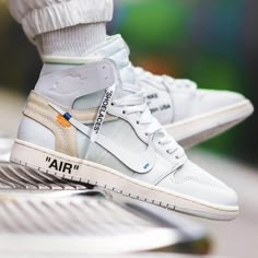 Air Jordan 1 x OFF-WHITE "Euro Release" Air Jordan 1 White, Jordan 1 Off White, Shoes Sneakers Jordans, Shoes Sneakers Nike, Colorful Shoes, Nike Lebron, Gym Shoes