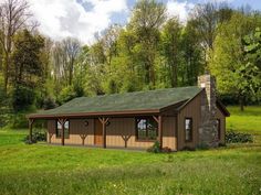 this is an artist's rendering of a horse barn