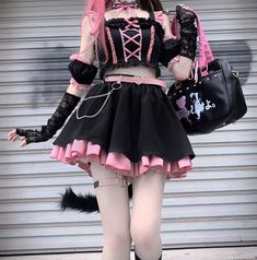 #lolitafashion #lolita #eglfashion #lolitagirl #taobaololita #kawaiistyle #lolitaaesthetic #sweetlolita #classiclolita #lolitacommunity #eglcommunity #lolitaoutfit #egl #lolitastyle #lolitacoord #casuallolita #cutefashion#lolitadress #himelolita#kawaiifashion#eglcommunity#jfashion#innocentworld#loliltacoordinate#taobaololitabrand #harajukufashion#dailylolita #jfashion #lolita_fashion Tank Top And Skirt, Pastel Goth Outfits, Style Kawaii, Pastel Goth Fashion, Kawaii Fashion Outfits, Girls Sweet, Top And Skirt, Alternative Outfits, Really Cute Outfits