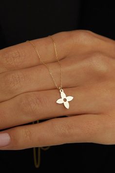 Estimated arrival > Jun 15-21 High quality Flower necklace for everyday wearing. Flower Gold Necklace, Flower Necklace for Women, Bestfriend Necklace Gift, Flower Gold Necklace 14k, Gold Flower Pendant *60 Day Return Policy We are committed to your satisfaction. Engraved or non-engraved; if you are not happy with your choice, return it in original condition within 60 days. ITEM DETAILS • Material: Flower Necklace is 14K Solid GOLD (not filled or plated). • Gold Necklace Cha Flower Gold Necklace, Lotus Necklace, Gift Flower, Necklace Flower, Bird Necklace, Friend Necklaces