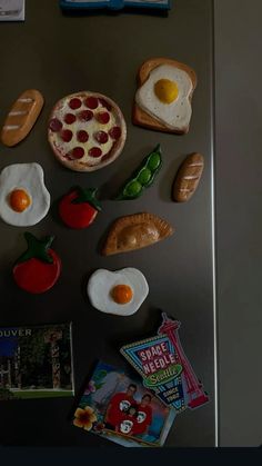 an image of food that is on the side of a freezer door in the kitchen