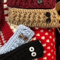 Handcrafted Headbands I Have All These Colors. Guaranteed To Keep Your Head Warm. Crocheted Headbands, Crochet Headband, Your Head, Women Accessories, Hats, Crochet, Women Shopping, Black, Color