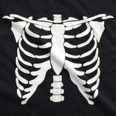 This skeleton is glowing! Literally! He glows in the dark. Turn the lights off and show off how glowy your rib cage is. Happy Halloween! Glowing Skeleton, Skeleton Rib Cage, Skeleton Tshirt, Funny Adult Shirts, Pregnant Halloween, Dark Ink, Halloween Men, Funny Shirts For Men, T Shirt Costumes