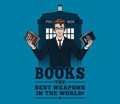 Books, The Best Weapons Time Travel Books, All Doctor Who, Nerd Girl Problems, Doctor Who Tv, Tennis Workout, Wibbly Wobbly Timey Wimey Stuff, Nerdy Girl, Timey Wimey Stuff