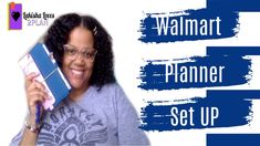 the walmart planner set up is shown