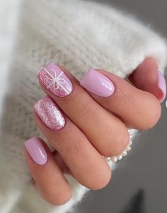 Nail Art Noel, Ideas Navideñas, Milky Nails, Nagel Tips