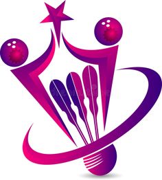 the logo for an event with spoons and utensils in purple, on a white background