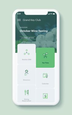 an iphone screen showing the wine tasting app