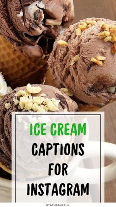 ice cream captions for instagram