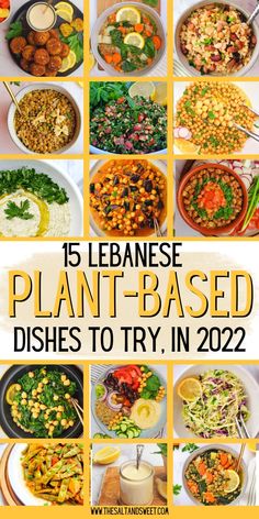 Lebanese vegan dishes Plant Based And Vegan, Arabic Vegetarian Dishes, Vegan Lebanese Food, Plant Based Main Dishes, Vegan Arabic Recipes, Vegan Mediterranean Diet Recipes, Lebanese Vegan Recipes, Vegan Middle Eastern Food, Vegan Arabic Food