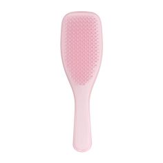 The Ultimate Detangler is a detangling hairbrush for wet and dry hair. The patented teeth have two-tiered technology with added flex for wet hair. The long, flexible teeth detangle, removing knots and reducing breakage, while the short teeth smooth, for glossy, frizz-free hair. Perfect for the shower, also use it to evenly draw shampoo and conditioning treatments through the hair. Curly Hair Brush, Hair Care Tools, Detangling Hair Brush, Tangle Teezer, Millennial Pink, Frizz Free Hair, Detangling Brush, Sally Beauty, Hair Detangler