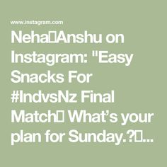 Neha🌻Anshu on Instagram: "Easy Snacks For #IndvsNz Final Match😍
What’s your plan for Sunday.?🇮🇳❤️

#foodiesfood_court #kurkure #layschaat #chips #snacks #viratkohli #easyrecipes #snacksrecipe #kurkurechaat #chakna #chaat #bhelpuri #match #chaatrecipe #championstrophy #viralvideos #papad #explorepage #cricket #trendingreels #india #papadchaat #reelsinstagram"