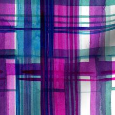 an abstract plaid pattern with blue, pink and green colors