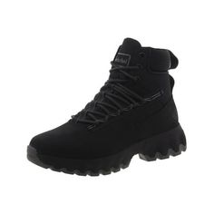 Manufacturer: Timberland Size Origin: US Style Type: Hiking Boots Collection: Timberland Closure: Material: Leather/Textile/Man Made Fabric Type: Nubuck Sku: BH5829969 Size: one size.  Color: Black.  Gender: male.  Age Group: adult. Waterproof Hiking Boots, Timberland Mens, Hiking Boots, Age Group, Hiking, Boots, Leather, Fabric, Black