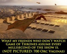 a game of thrones quote about watching the show with dragon flying in front of them