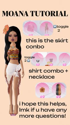 the instructions for how to make a doll with different hair colors and body shapes on it