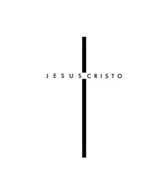 the word jesus cristoo is written in black and white on a white background