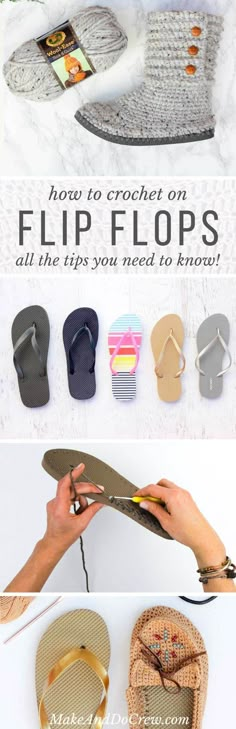 the instructions for how to crochet flip flops all the tips you need to know