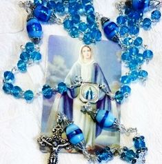 Rosary Beads Catholic, Angel Aesthetic, Catholic Rosary, Rosary Catholic, Rosary Beads, Mother Mary, Hanukkah Wreath, Rosary, Spirituality