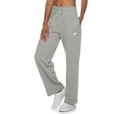 Women's Nike Sportswear Loose Fit LIGHTER WEIGHT Fleece Pants NWT MSRP $45 Meet your new go-to sweats with these women's LIGHTER WEIGHTfleece pants from Nike. PRODUCT FEATURES Supersoft LIGHTER WEIGHTfleece construction 2-pocket FIT & SIZING Drawstring-elastic waistband Loose fit Straight-leg cut FABRIC & CARE Cotton, rayon, polyester Machine wash Imported (16) Payment: Payment for online purchases will be made through PayPal within 4 days of the auction end date/time.  Please note that all combined purchases to include shipping must be paid within 4 days of the end of the first auction.  If payment is not made in its entirety within that 4 day time period, the auction item will be relisted, negative feedback will be left, and an “item not paid” dispute claim will be filed against the bidd Nike Watch, Grey Nike Sweatpants, School Dr, Fleece Pants Women, Cute Sweatpants Outfit, Cute Sweatpants, Dr Closet, Biker Shorts Outfit, Womens Workout