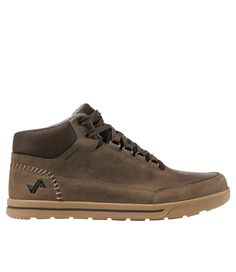 This mid-cut sneakerboot blends casual, everyday style with performance hiking boot features such as a waterproof upper, cushioned midsole and rugged traction. Order regular shoe size. For half size not offered, order up to next whole size. Spot clean. Full-grain leather and mesh upper. HydroGuard™ waterproof seam-sealed internal membrane keeps feet dry. Moisture-wicking mesh lining for comfort. Peak-to-Pavement™ outsole provides traction on a variety of surfaces. Traditional lace-up style for a Mens Boots For Sale, Boots On Sale, Ash Shoes, Mens Hiking Boots, Waterproof Hiking Shoes, Waterproof Hiking Boots, Hiking Boot, Stylish Mens Outfits, Waterproof Shoes