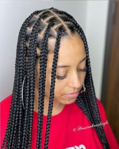 31 Box Braids Ideas for Black Women [NHP] Braids Boho, Cute Box Braids, Big Box Braids Hairstyles, African Hair Braiding Styles, Long Box Braids, Box Braids Hairstyles For Black Women, Braids Hairstyles Pictures, Cute Box Braids Hairstyles, Box Braids Styling