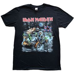 Iron Maiden Knebworth Moon buggy Unisex T-Shirt Iron Maiden Merch, Moon Buggy, Iron Maiden T Shirt, Rock Clothes, Birthday 2023, Core Outfits, Marauders Dr, Alt Outfits, Tshirt Outfit