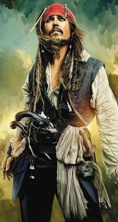 a painting of captain jack sparrow