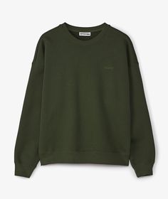 The SOHY BASIC CREW NECK SWEAT  product from the brand   SOFTHYPHEN  which is part of the FA2022  season, has arrived || is now available at . Basic Crewneck, Green Crew Neck, Nike Fleece, Sweat Shirt, Crew Neck, Green, Clothes, Color