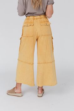 Game On Cargo Wide Leg Pant - Burnt Orange | Three Bird Nest