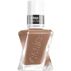 a creamy brown-based taupe nude longwear nail polish with dirty undertones Essie Couture, Essie Colors, Essie Gel Couture, Gel Couture, Essie Gel, Diamond Face Shape, Diamond Face, Long Lasting Nails