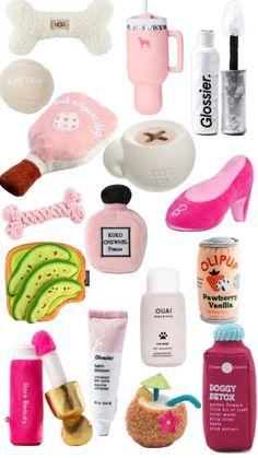 the contents of an assortment of personal care products