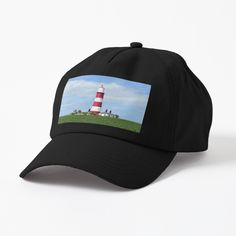 Features -The relaxed polo-style cap that isn't just for dads anymore -Unstructured, medium-to-high-profile crown with slightly curved bill -Buckle closure for adjustable fit -100 cotton in all colors except beige (81/19 cotton/rayon), fabric weight 7 oz. / 240 gsm -Five-panel design with double-wide front panel for seamless printing -Printed in, and shipped from, the USA -Sized for ages 13+ -Spot clean with damp cloth. Happisburgh Lighthouse and cottages on a mid-summer afternoon. Happisburgh Lighthouse, Mid Summer, Summer Afternoon, Polo Style, Caps For Sale, Double Wide, Rayon Fabric, Dad Hat, Panel Design