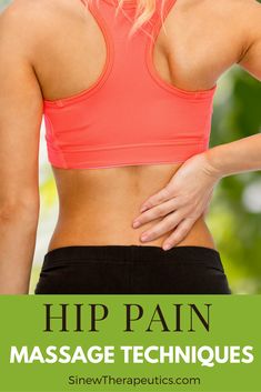 Massage Techniques to help relieve hip pain and stimulate circulation. Learn more about Hip Pain at SinewTherapeutics.com Bursitis Hip Relief, Massage Pressure Points, Bursitis Hip, Hip Pain Relief, Massage Envy, Hip Flexor Stretch, Massage Benefits, Muscle Spasms, Physical Pain