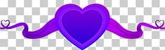 a purple heart on a checkered background with two hearts in the center, and an arrow