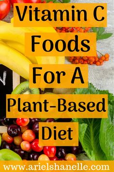 Vitamin C Foods For A Plant-Based (Vegan) Diet | Make sure you're getting enough Vitamin C in your diet. #plantbased #plantbaseddiet #nutrition Sharon Williams, Protein Metabolism, Balanced Diet Plan, Speed Up Metabolism, Vit C, Ascorbic Acid, Vegan Diet