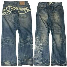 Dream Jeans, Fire Fits, Swaggy Outfits, Ed Hardy, 2000s Fashion, Dream Clothes, Retro Outfits, Look Cool