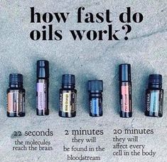 See how fast essential oils work in the body. Oils Essential, Essential Oils For Colds, Essential Oils 101