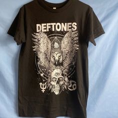 Deftones T Shirt Design, Deftones Tshirts, Deftones Clothing, Deftones Sweater, Deftones Shirt Outfit, Deftones Clothes, Deftones Merch, Deftones Tee, Deftones Shirt