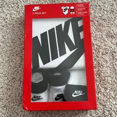 New/Unopened! Includes Bodysuit, Hat, & Booties. Baby Boy Nike, Baby Shower Baskets, Baby Nike, Shower Basket, Body Suit With Shorts, Pink Body, Red Nike, One Piece Bodysuit