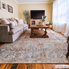 the living room is clean and ready for us to use in its new owner's home