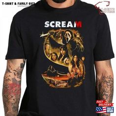 The Scream Movie 2023 T-Shirt Shirt Horror Classic Sweatshirt Check more at https://tshirtfamilygift.com/product/the-scream-movie-2023-t-shirt-shirt-horror-classic-sweatshirt/ Horror Hoodie, Movie 2023, Scream 6, The Scream, Scream Movie, The Movie